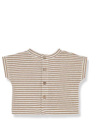 T-shirt girocollo in lino e cotone 1+ IN THE FAMILY | VIKABISCOTTO